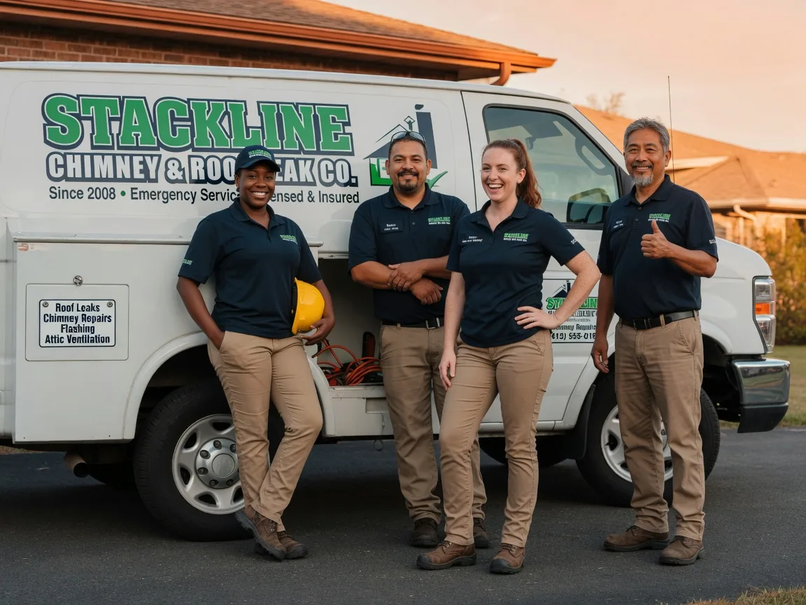 Chimney flashing repair company in Lopeno, TX